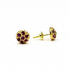 AROS FRUTILLA CUBICS A58 /O.ROJO